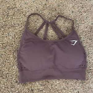 Gymshark energy seamless purple sports bra